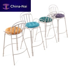 Traditional bar chair ELUindoorfabricmetal