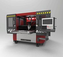 Fiber laser cutting machine VULCAN 9060for metalsamplenumerical control
