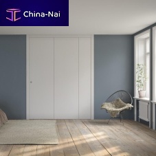 Interior walk-in closet door woodenfoldingcontemporary