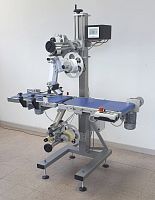 Automatic label applicator Pk-LINE-Up&Downtopbottomfor self-adhesive labels