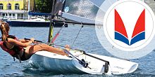 Single-handed sailing dinghy MELGES 14.regatta