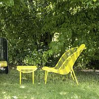 Contemporary armchair Imbapolyethylenesteelwith footrest