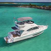 IPS POD express cruiser 39dieseltwin-engineplaning hull
