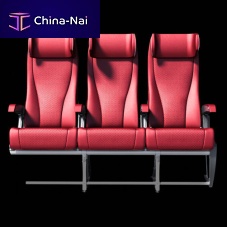 Aircraft cabin seat YC QUADRAeconomy classwith armrestswith integrated screen