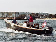 Outboard center console boat RB 186-person max.traditional