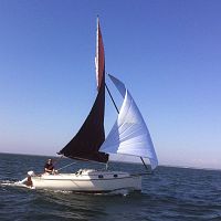 Cruising sailboat SKELLIG 5daysailer4-berthsliding gunter rig
