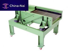 Linear vibrating screener EMSfor powdersfor plastic pellets