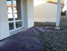 Non-woven drainage membrane TERAPRO® BATwith mini-drains