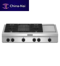 Gas cooktop KGCU484VSS6 burnercountertopwith knobs