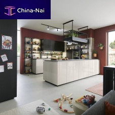 Contemporary kitchen FINO GLOSS L096U - L772UMDFislandwhite