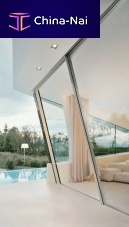 Double-glazed glass panel SKY-FRAME SLOPEtriple-glazedacousticinsulating