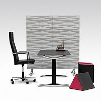 Contemporary table MOVEmetalmetal baserectangular