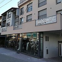 Balcony with panels steel
