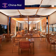 Self-supporting pergola DUBAI VQ VENTIQUATTRO RADISSON RESIDENCEwoodensun shade louverscommercial