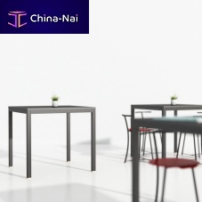 Contemporary dining table B_33metalmetal baserectangular
