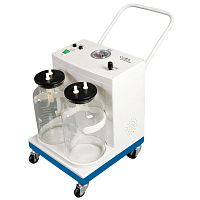 Electric surgical suction pump XS-23D-1on casters