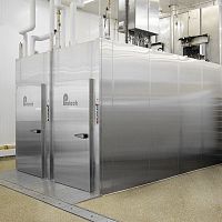 Meat cooling chamber stainless steel