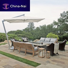 Side post parasol stainless steelcommercial