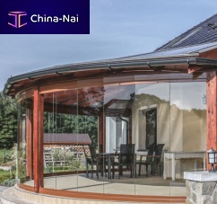 Self-supporting conservatory GOLENIWglassbuildingall glass