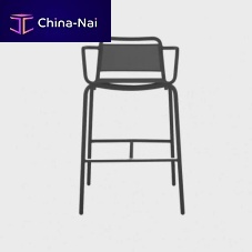 Contemporary bar chair VEGA SLINGindooraluminumwith washable removable cover