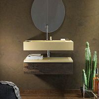 Contemporary bathroom cabinet SLIM SOLIDhomewoodenwall-mounted