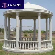 Stone gazebo for public space