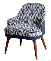 Traditional dining chair AULAindoorfabricteak base