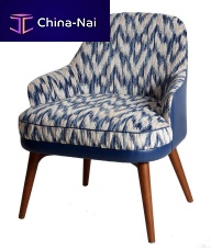 Traditional dining chair AULAindoorfabricteak base