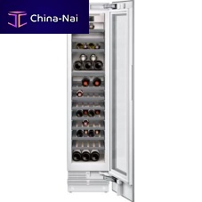 Serving wine cabinet RW414365built-instainless steeloak