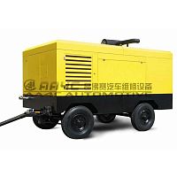 Air compressor W-1.35/6diesel-poweredmobilefor tires