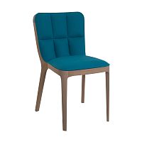 Contemporary chair KAGOindoorfabricbeech base