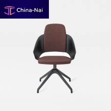 Contemporary chair ICON HIGHindoorin fire-retardant fabricsynthetic leather