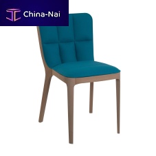 Contemporary chair KAGOindoorfabricbeech base