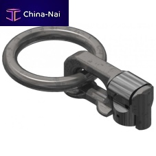 Cargo net tie-down fitting FT 024402round ringfor air cargodouble-stud