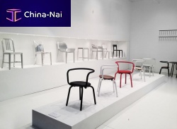 Contemporary chair PARRISHindoorleatheraluminum base