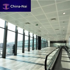 Metal suspended ceiling CORRIDOR SYSTEMStilepanelfor clean rooms