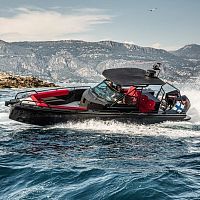 Outboard express cruiser Shadow 500 Spydertwin-engineopencenter console