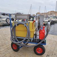 Mobile pump-out for boatsfor shipyardsfor marinas