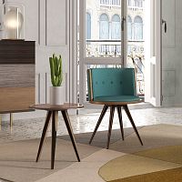 Contemporary chair CARAMBOLAindoorfabricleather