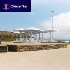 Square parasol MIMA CAFEfiberglasscommercial