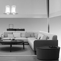 Corner sofa FORA contemporaryfabricleather