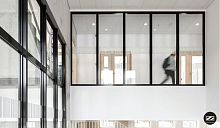 Edge-to-edge partition ClassicTeqfixedglassaluminum