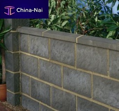 Solid concrete block ROCK FACED for garden enclosuresfor wallstone look