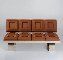 Original design sofa CIOCCOSOFfabricbrownwooden