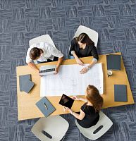 Carpet tile QUICK STARTtuftedcut pilepolyamide