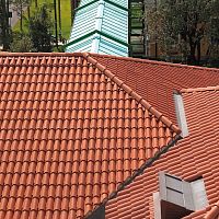 Barrel roof tile DOPPIA STELLA ALPINAcurvedclay