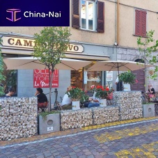 Modular gabion NATURAL STONE BOX - SLIMprotectionfor stabilization of steep inclinesfor ground stabilization