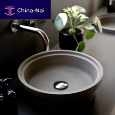 Countertop washbasin BAKconcretewithout holewithout overflow