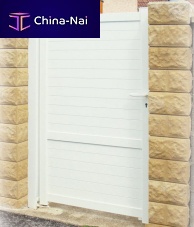 Thermo-lacquered aluminum garden gate TONGA