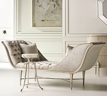 Traditional daybed BOTH ENDS MEETfabricwoodenmetal